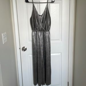Xhileration metallic jumpsuit, xs